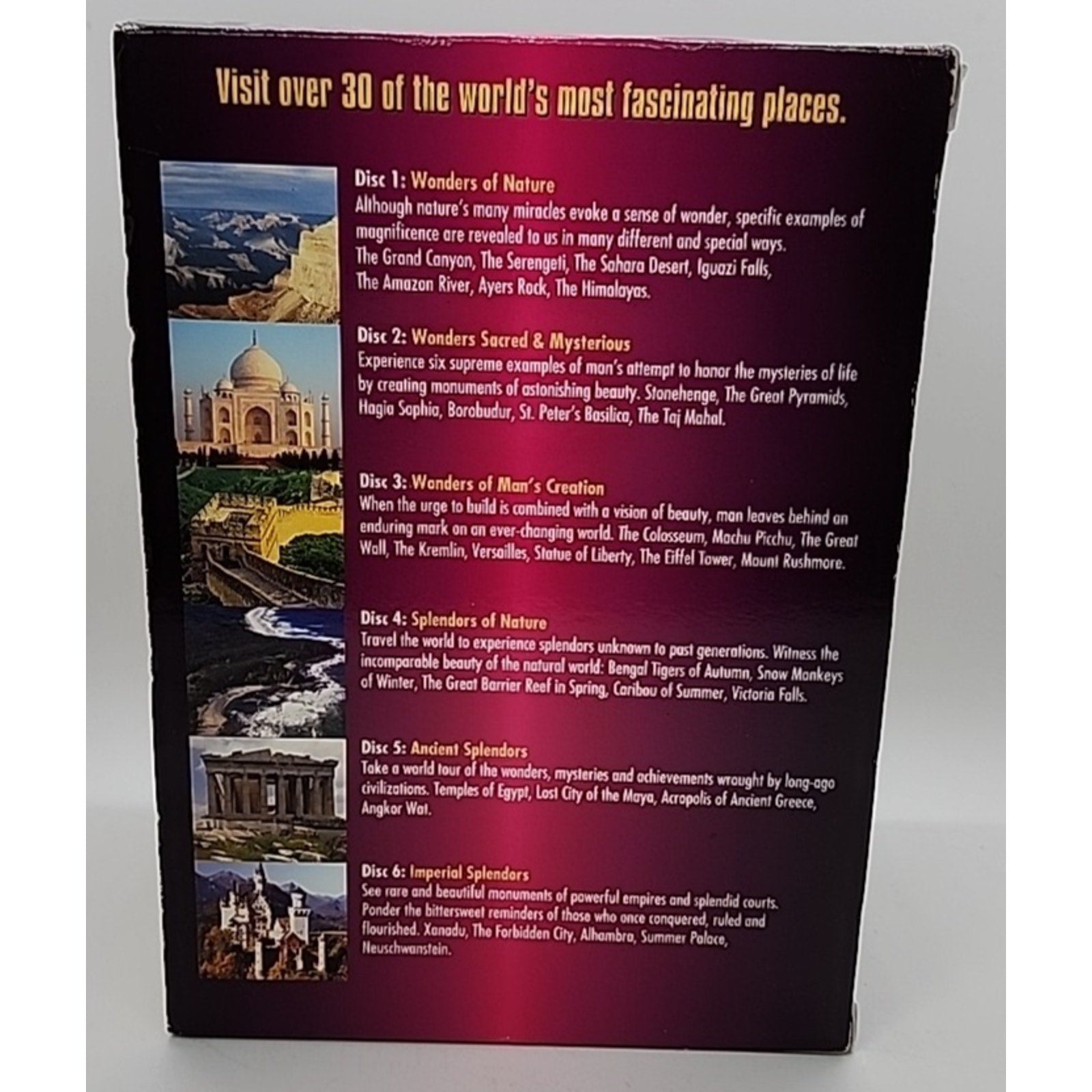 Great Wonders & Splendors of the World (DVD, 2002)