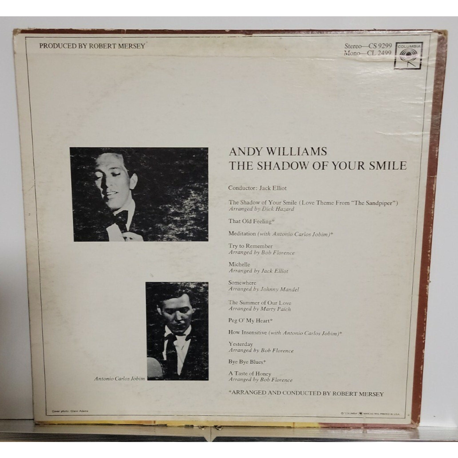 Andy Williams ‎– The Shadow Of Your Smile (Vinyl)