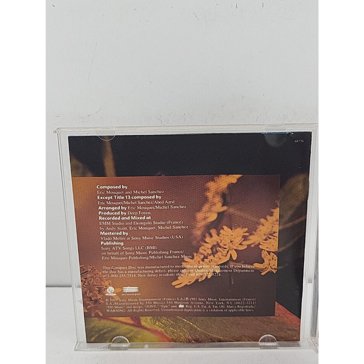 Comparsa by Deep Forest (CD, 1998)