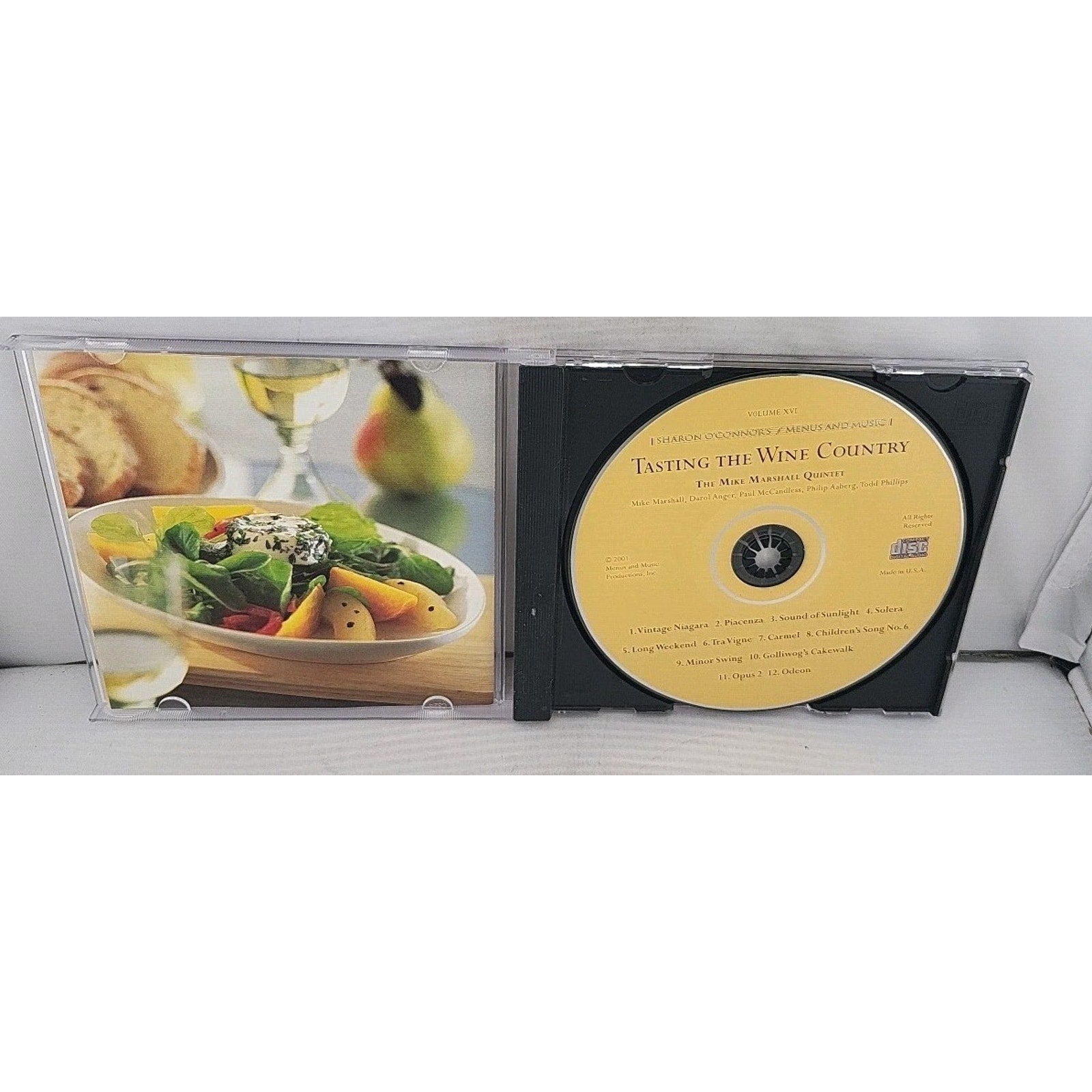 Menus And Music - Wine Country CD