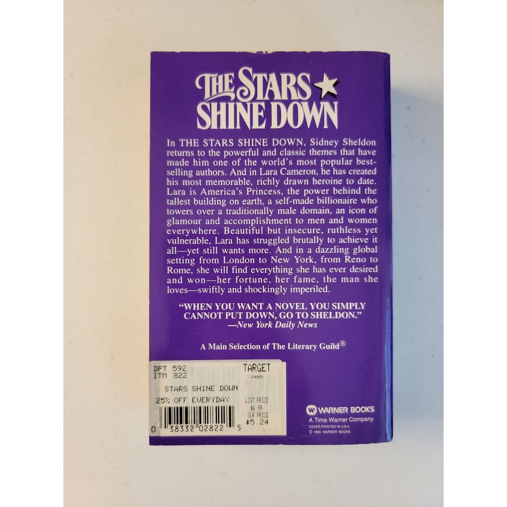 The Stars Shine Down by Sidney Sheldon (1993, Mass Market, Reprint)