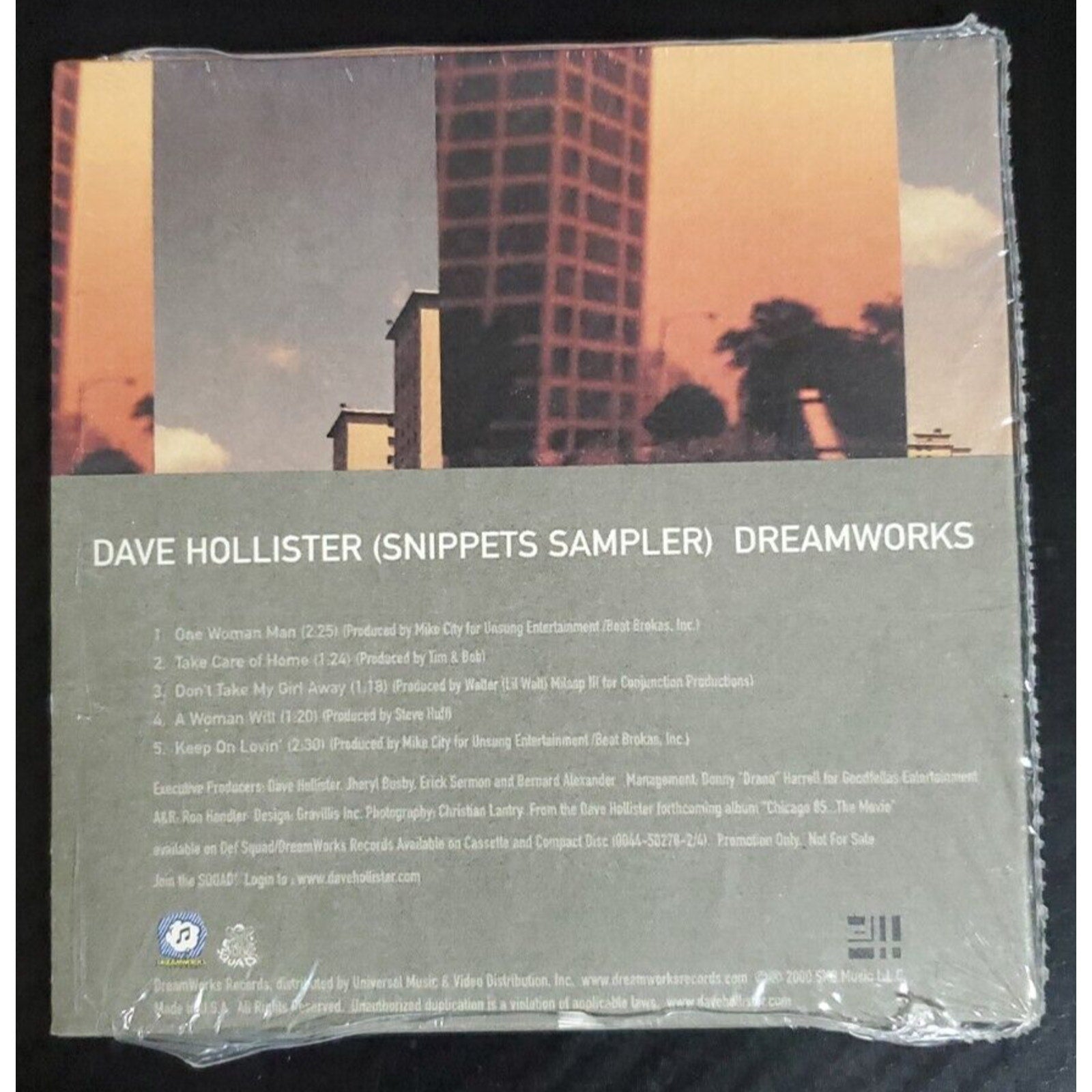 Dave Hollister Snippets (CD)