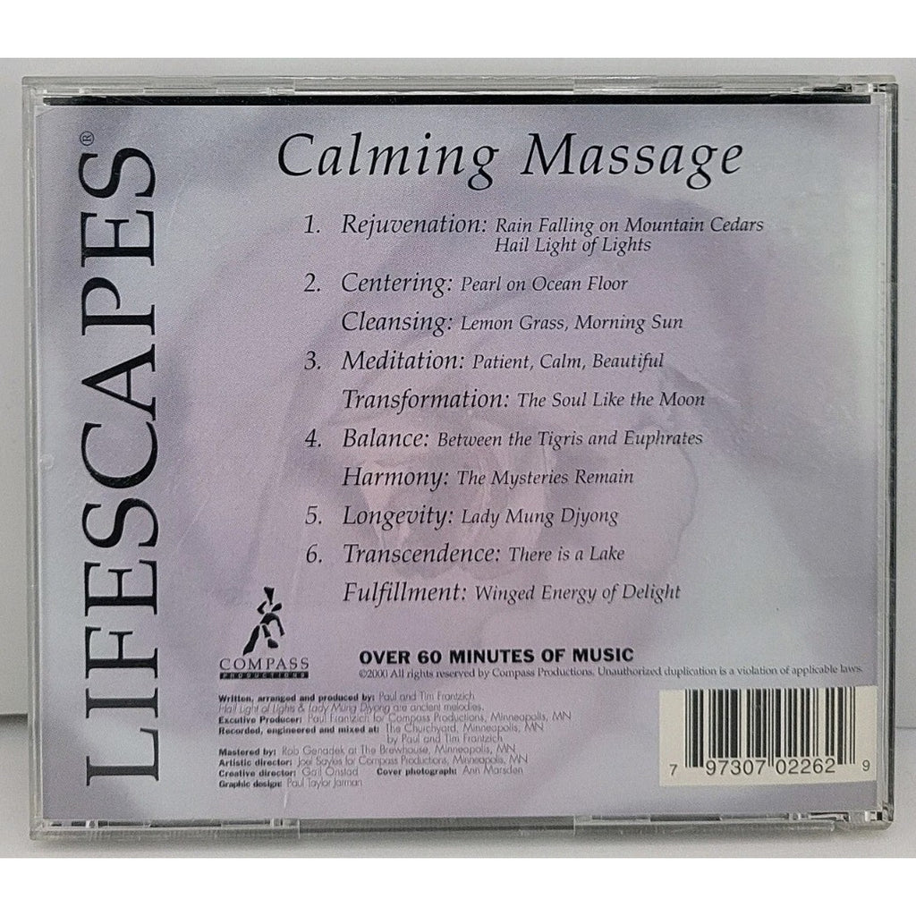 Lifescapes: Calming Massage [Audio CD] 60 Minutes Of Music