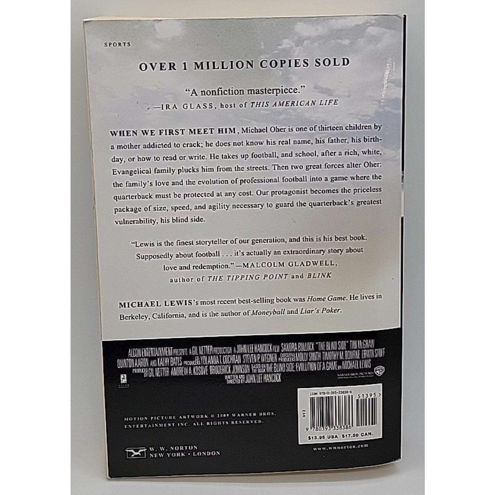 Blind Side by Michael Lewis (2009, Trade Paperback)