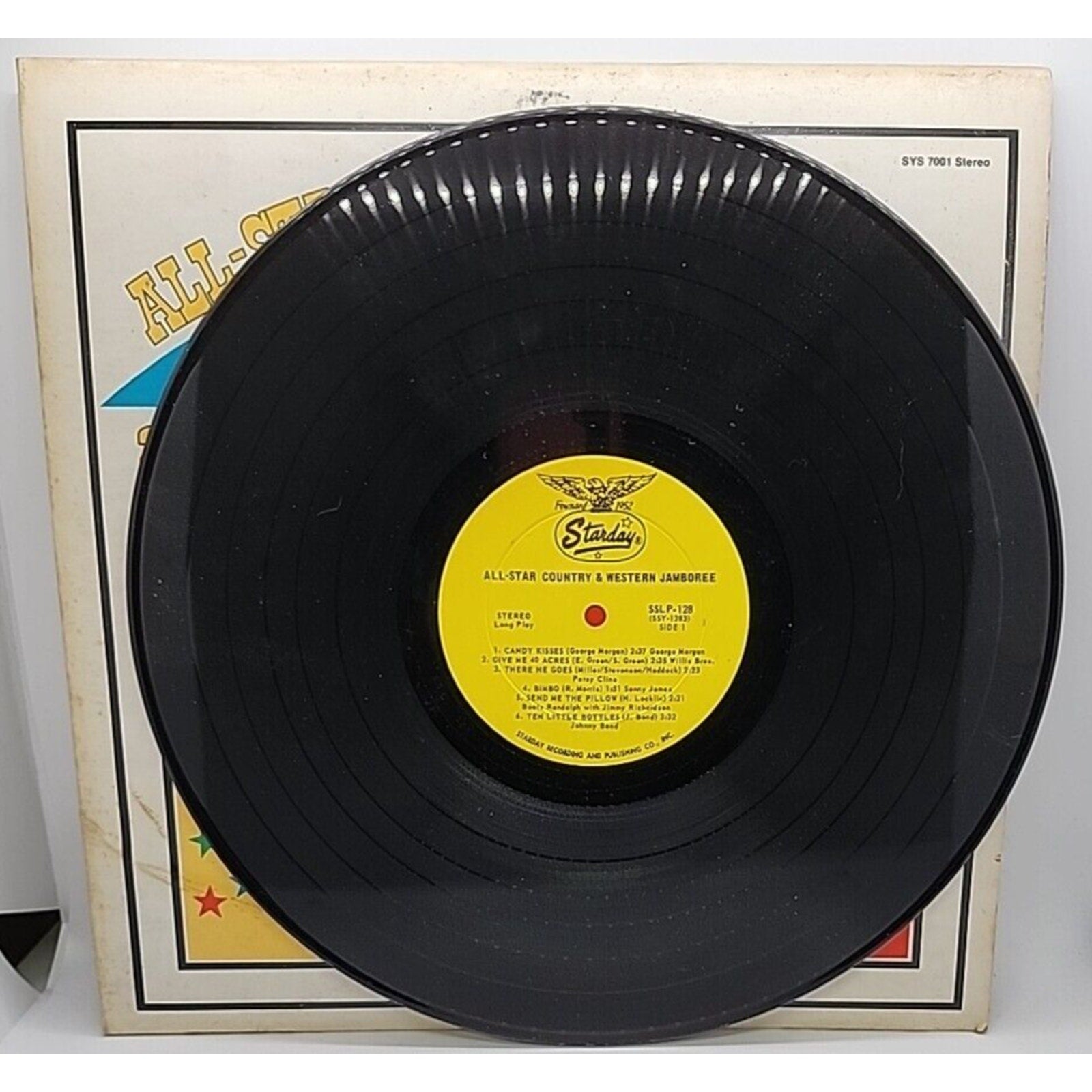 All Star Country & Western Jamboree 2LP Starday SYS 7001 (Record)
