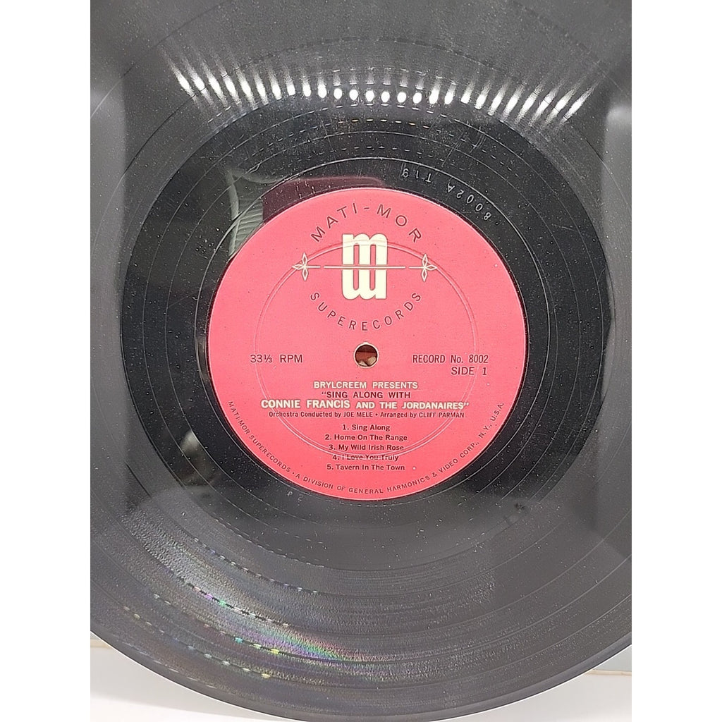 Brylcreem Presents- Sing Along with Connie Francis and the Jordanaires (Record)