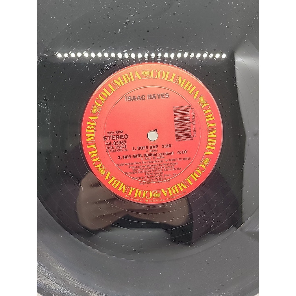 Isaac Hayes - Ike's Rap b/w Hey Girl 12" Single Vinyl Funk Soul 1986
