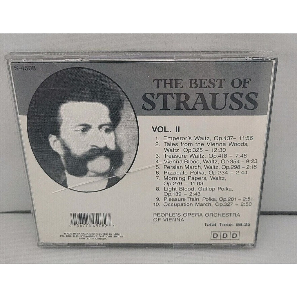 Best Of Strauss Vol.2 People's Opera Orchestra Of Vienna CD