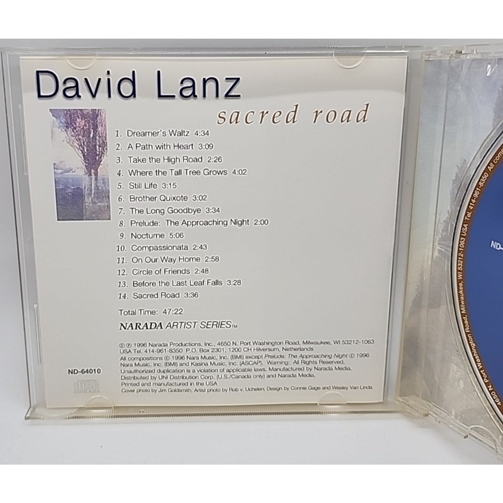 Sacred Road by David Lanz (CD, 1996)