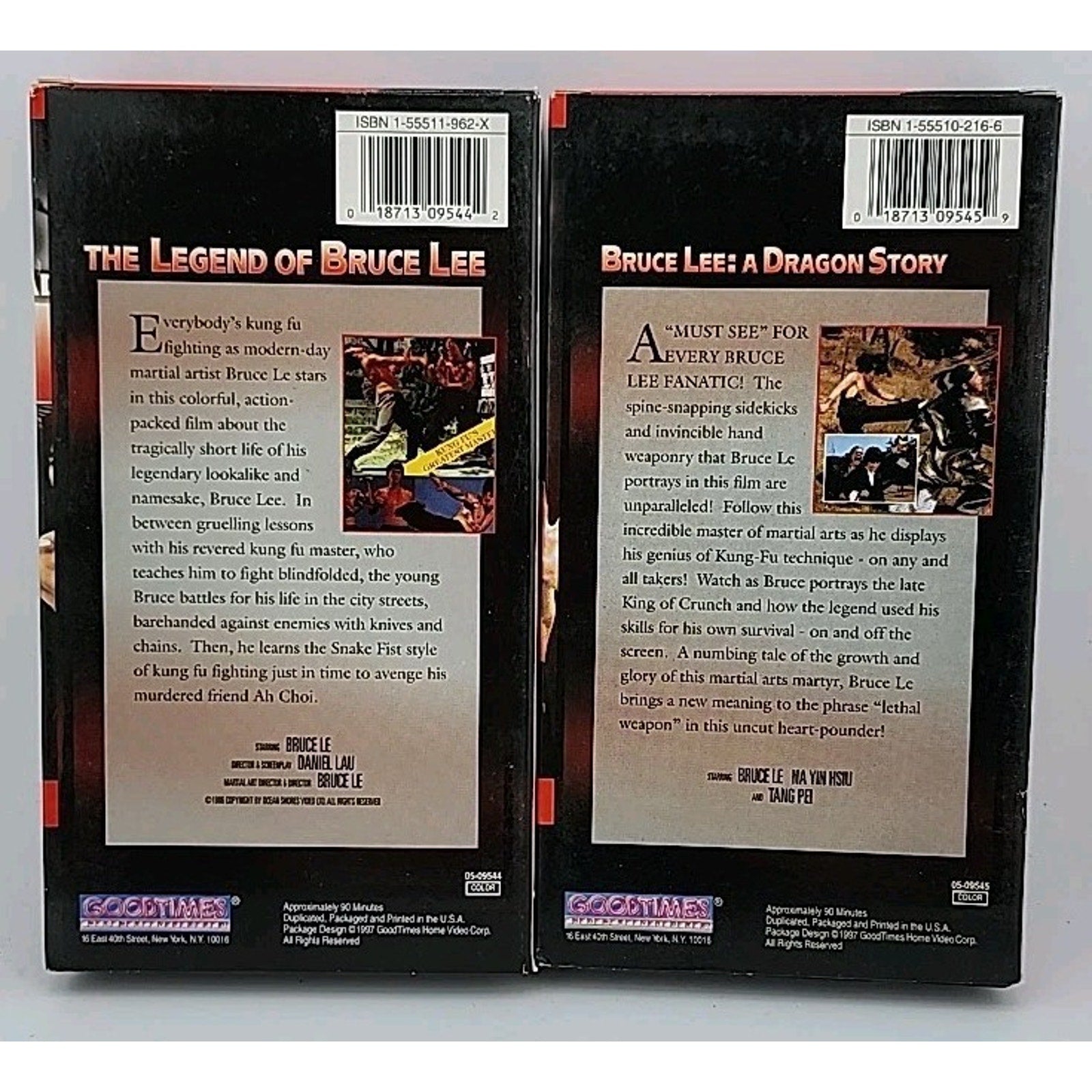 Legend of Bruce Lee - Collection (VHS, 2002, 5-Tape Set)