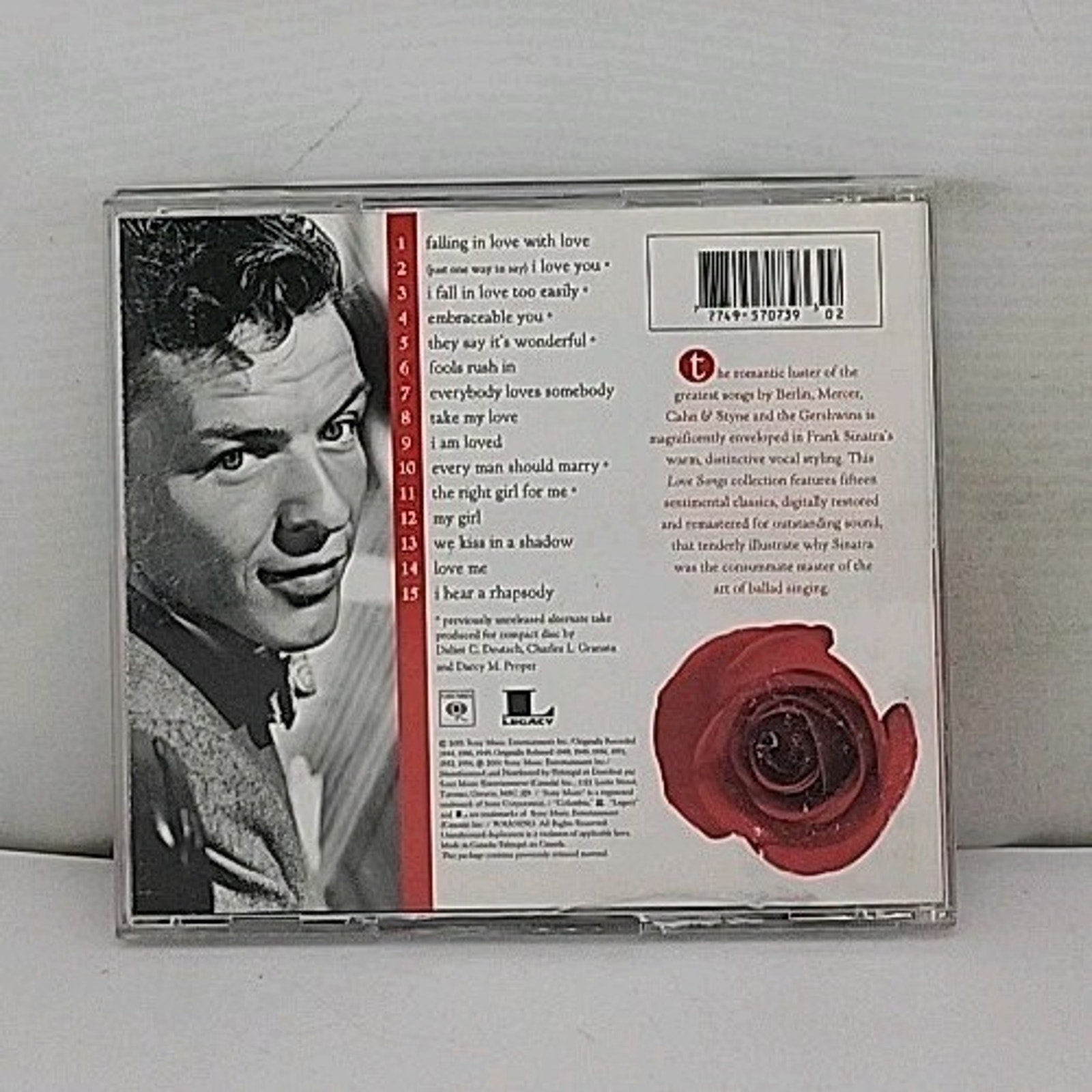 Love Songs [Columbia/Legacy] [Bonus Tracks] by Frank Sinatra (CD, Jan-2001,...