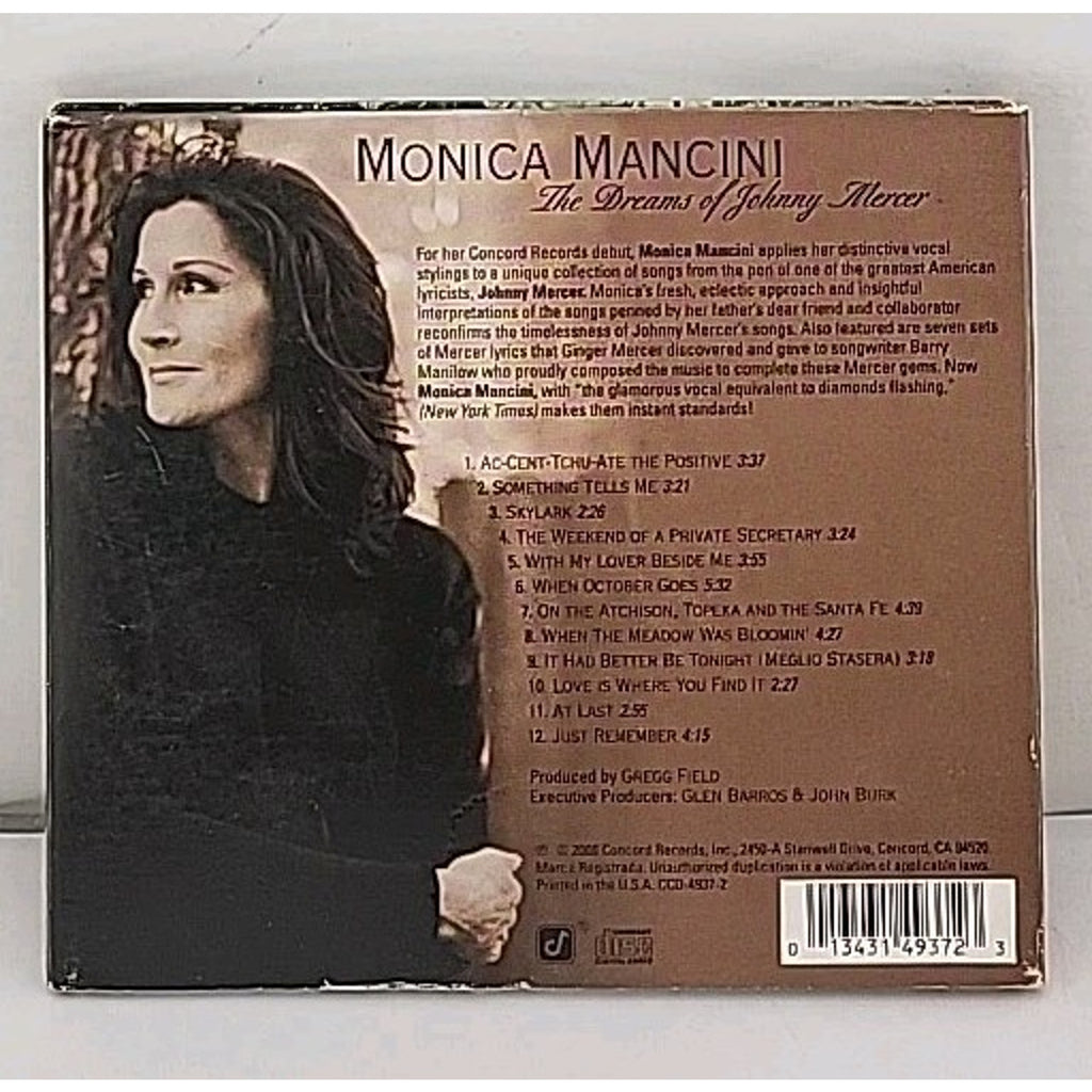 The Dreams of Johnny Mercer by Mancini, Monica (CD, 2000)