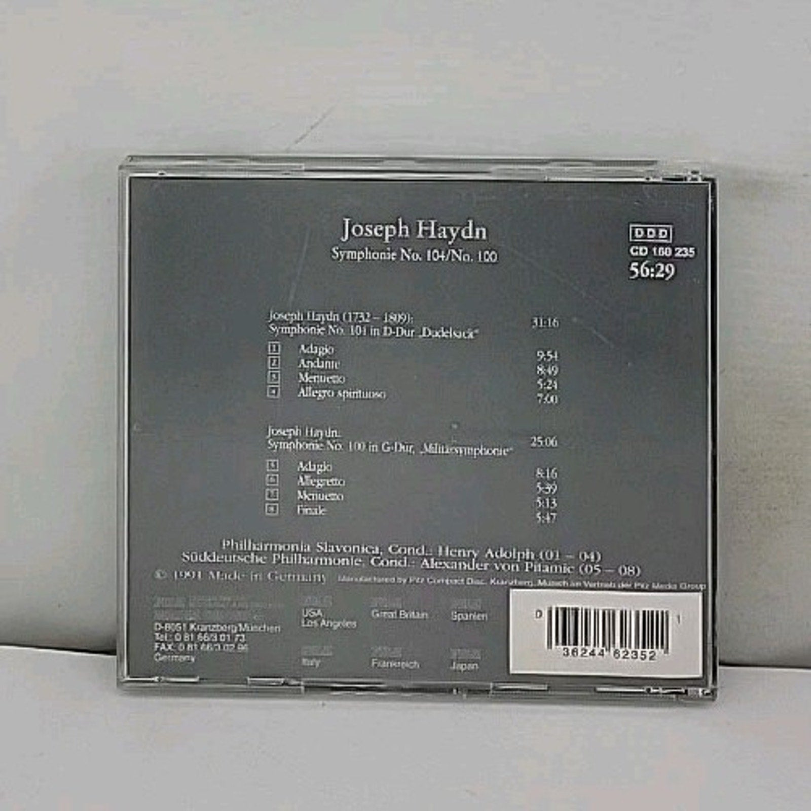 Haydn: Symphonies 104/100 - Vienna Master Series - CD