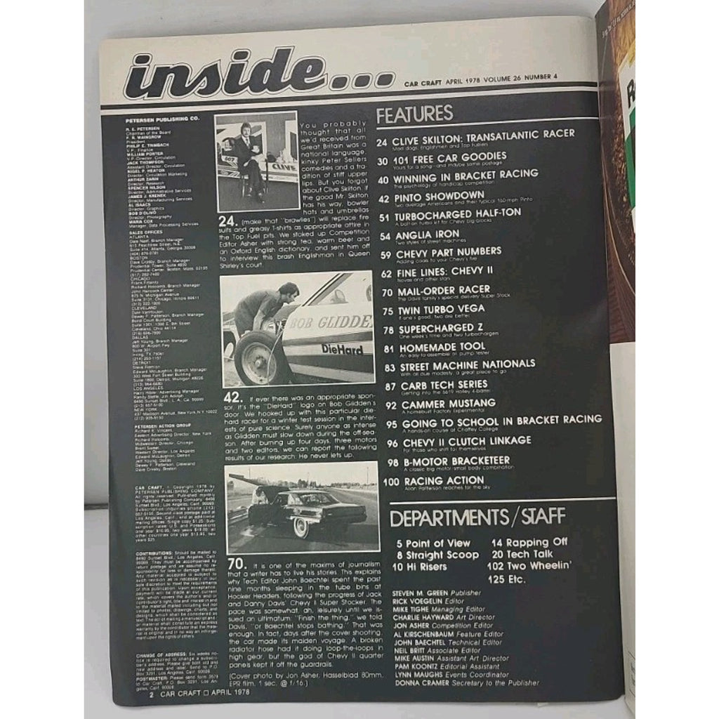 Car Craft Magazine - April 1978 - Volume 26 Number 4