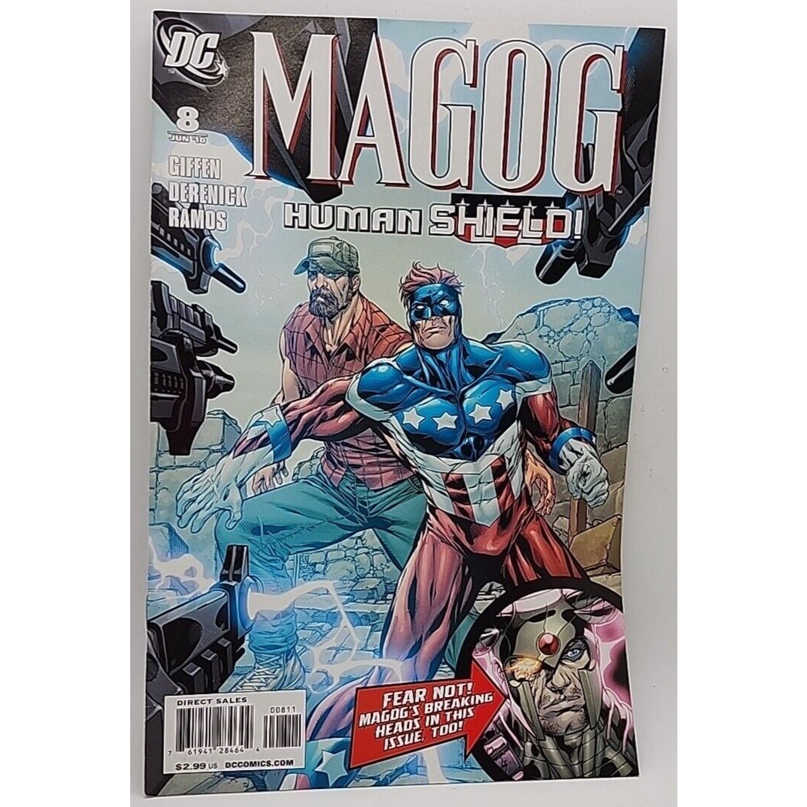 Magog #8 Shield Comic Book - DC Comics