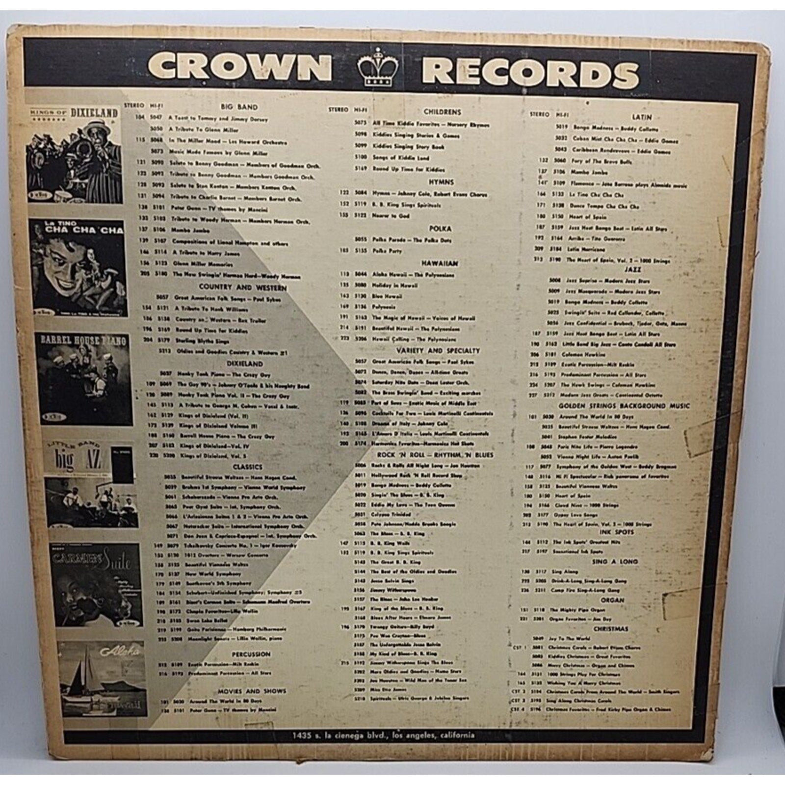 Beer Barrel Polka by Alex Pulaski & the Polka Dots Catalog # 5403 Crown Records