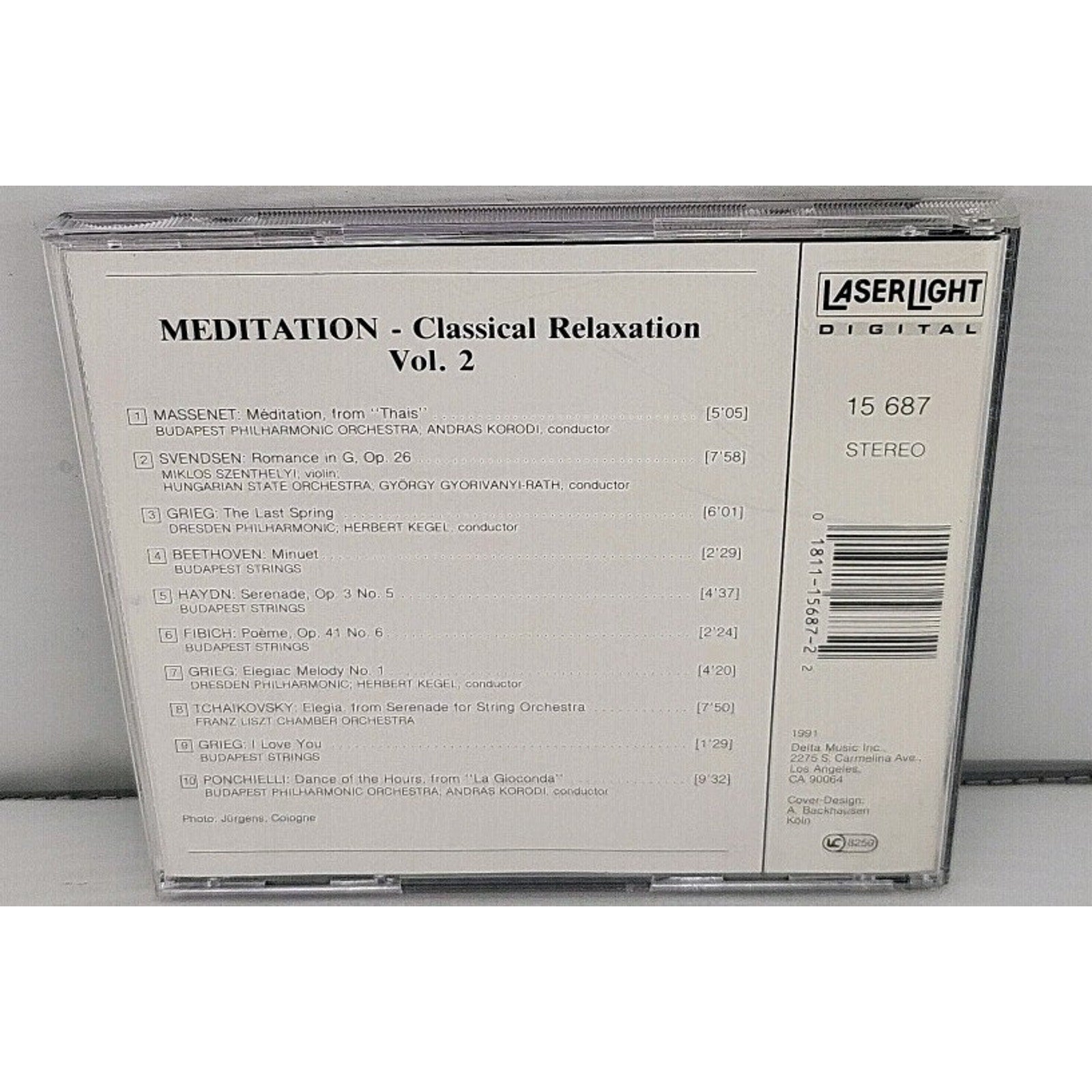 Vol. 2 Classical Relaxation by Meditation (CD, 1991)