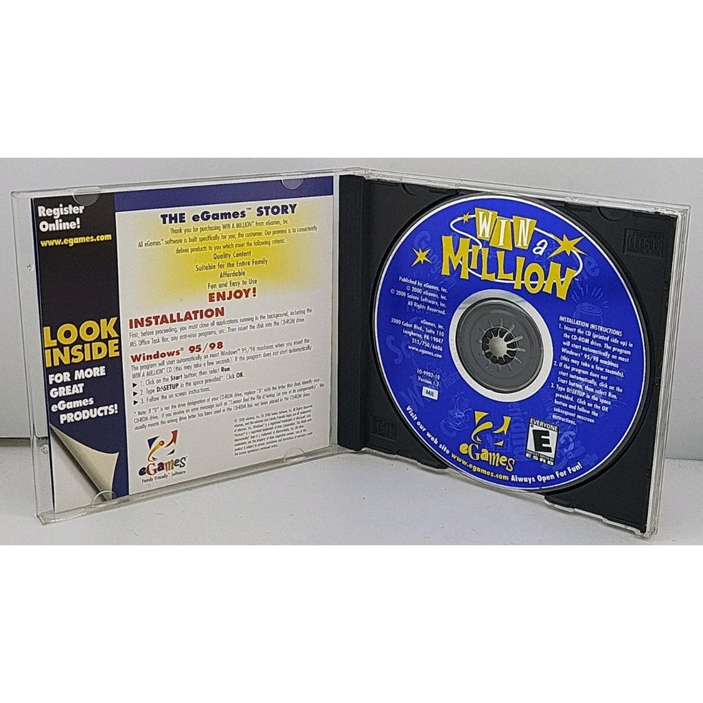 Egames Win a Million the Ultimate Quiz Game PC Cd-rom