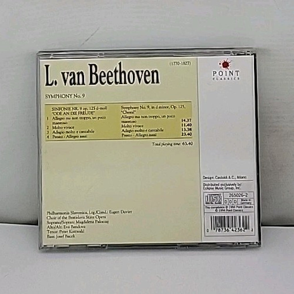 Beethoven: Symphony No. 9 Music CD