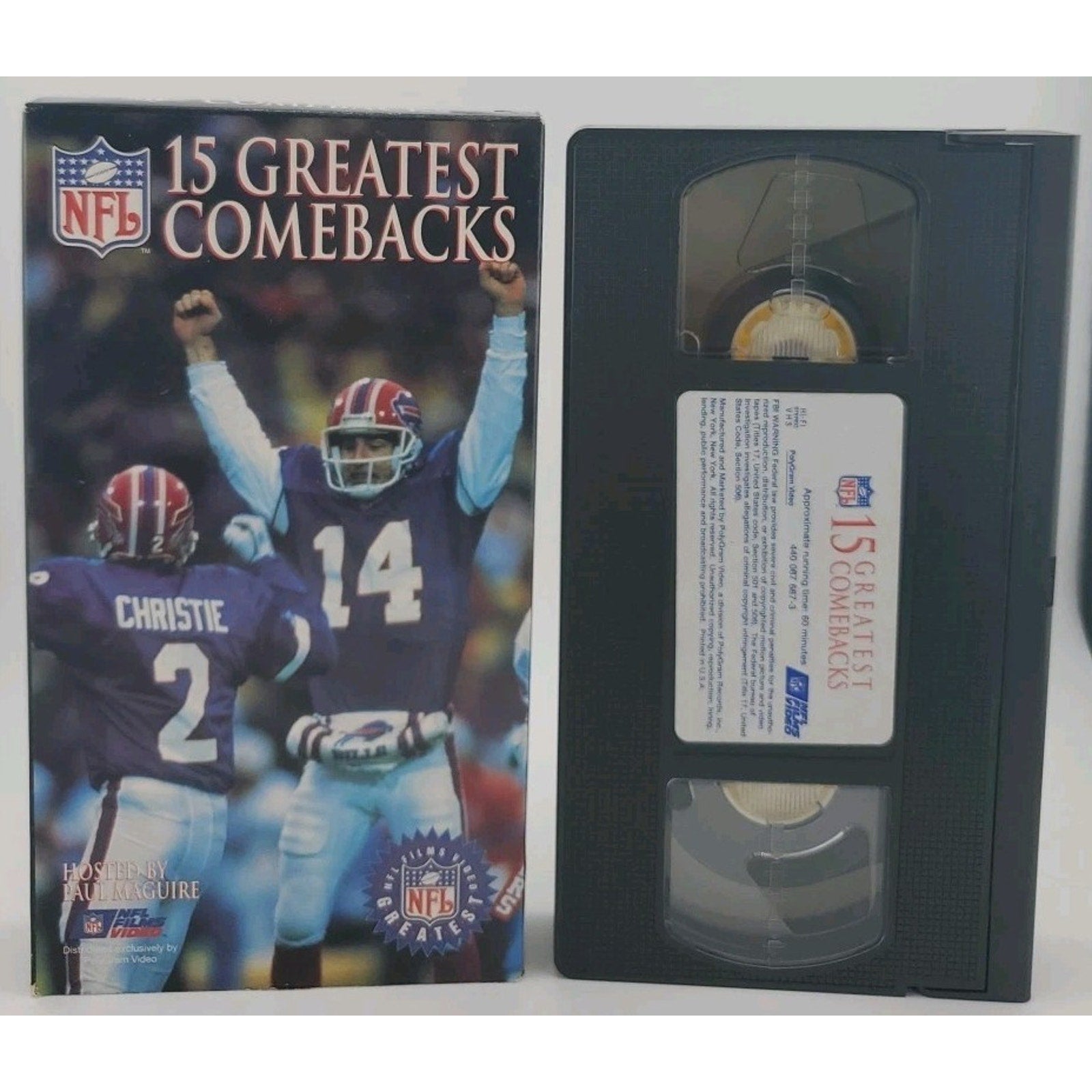 NFLs 15 Greatest Comebacks (VHS, 1993)