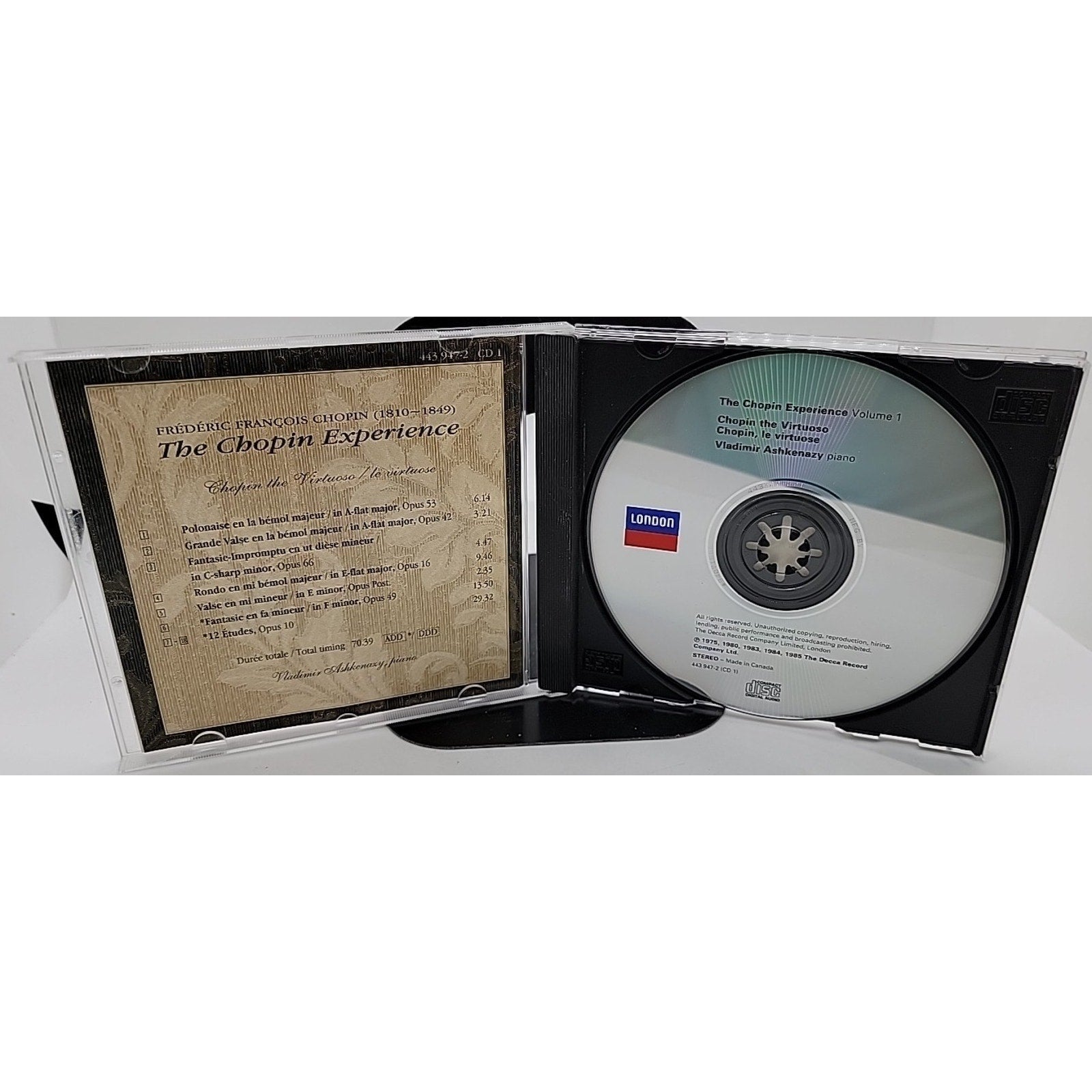 Experience by Vladimir Ashkenazy Vol 1 (CD, 2002)