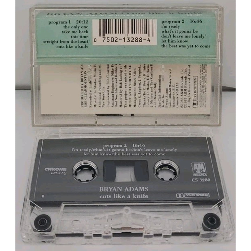 Cuts like a Knife by Bryan Adams (Cassette, 1990)