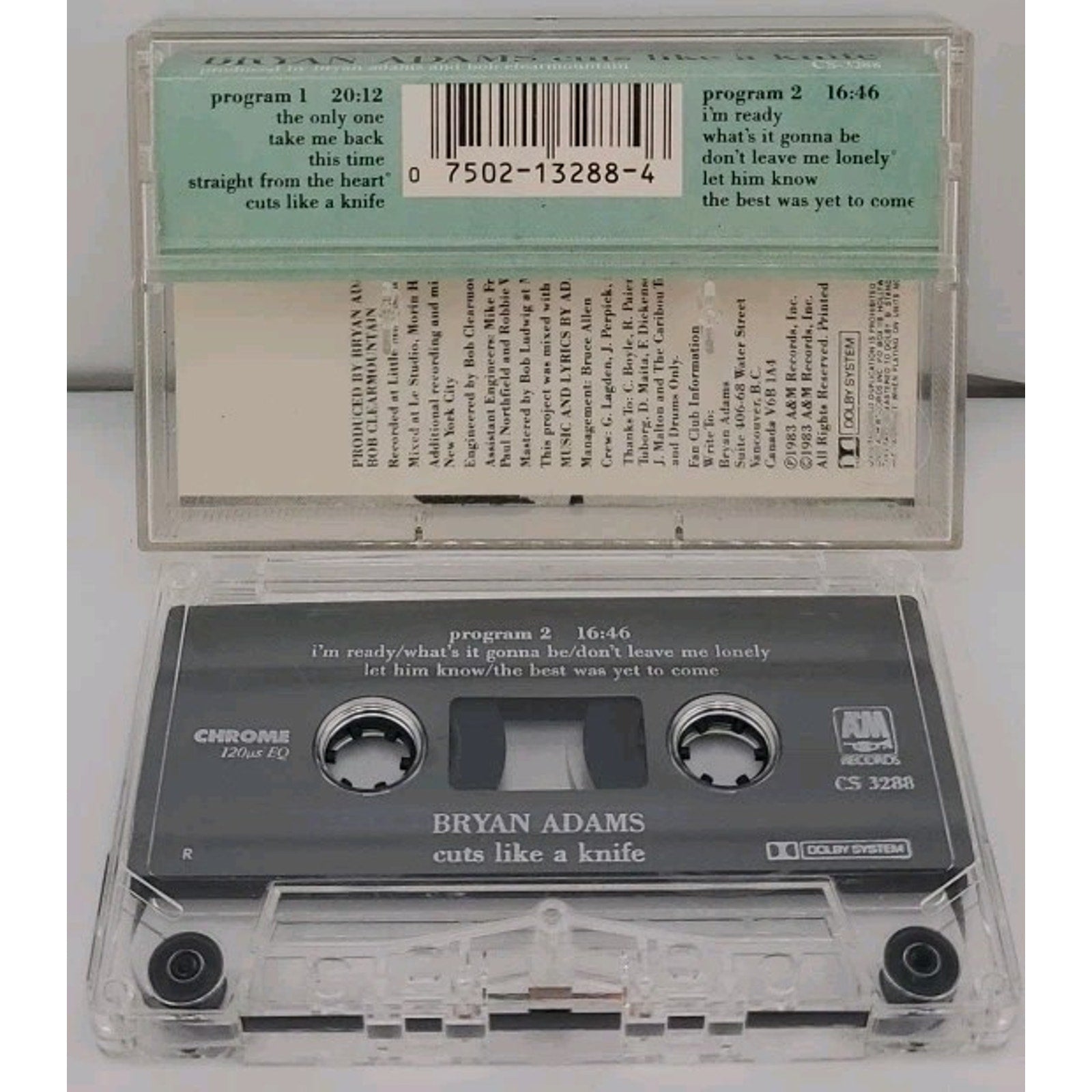 Cuts like a Knife by Bryan Adams (Cassette, 1990)