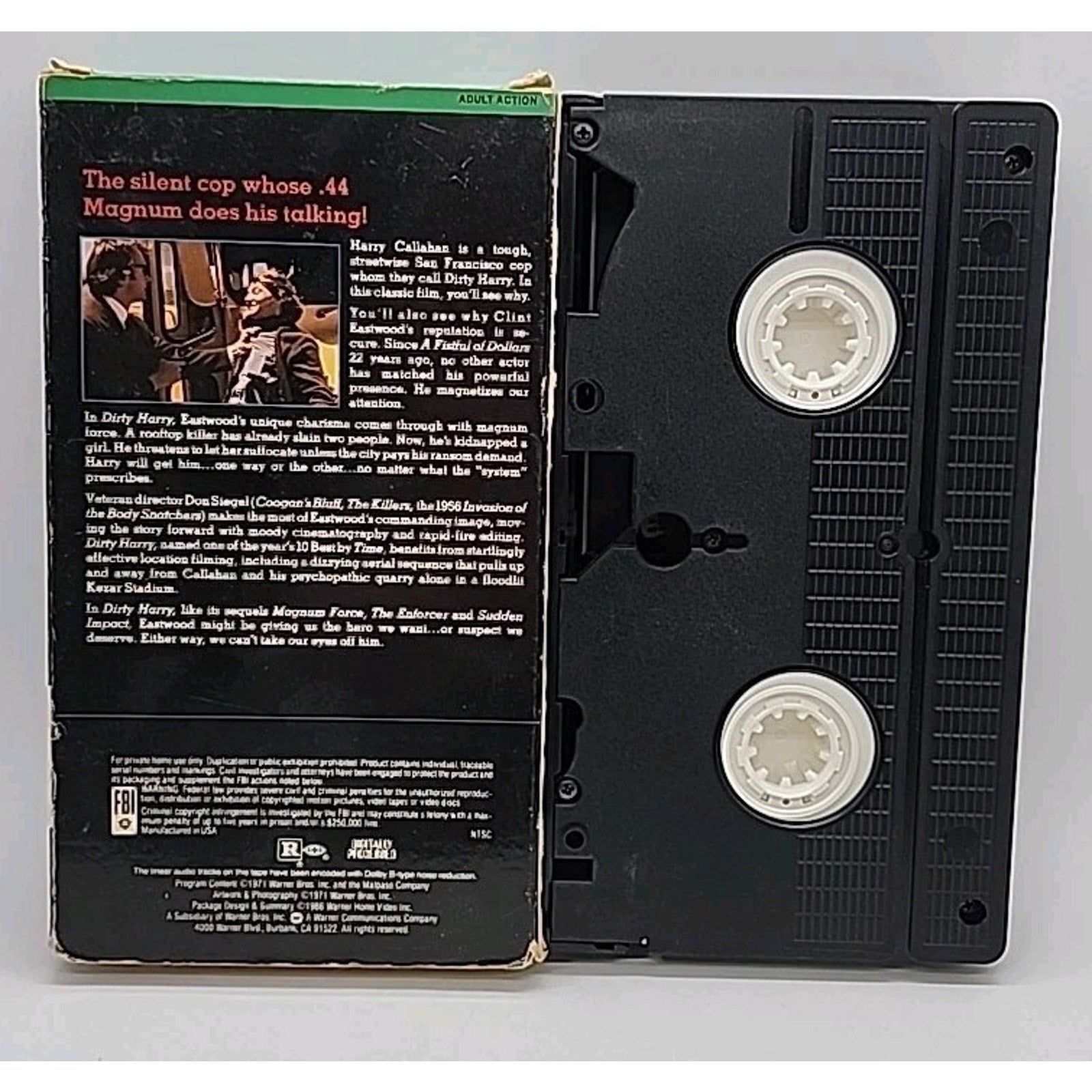 Dirty Harry (VHS, 1993, Spanish Subtitled)