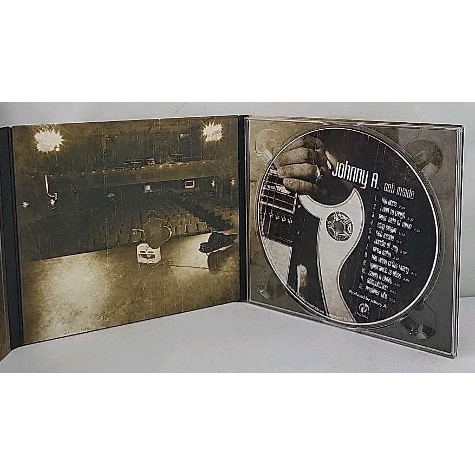 Get Inside by Johnny A. (John Antonopoulos) (CD, Feb-2004, Favored Nations...
