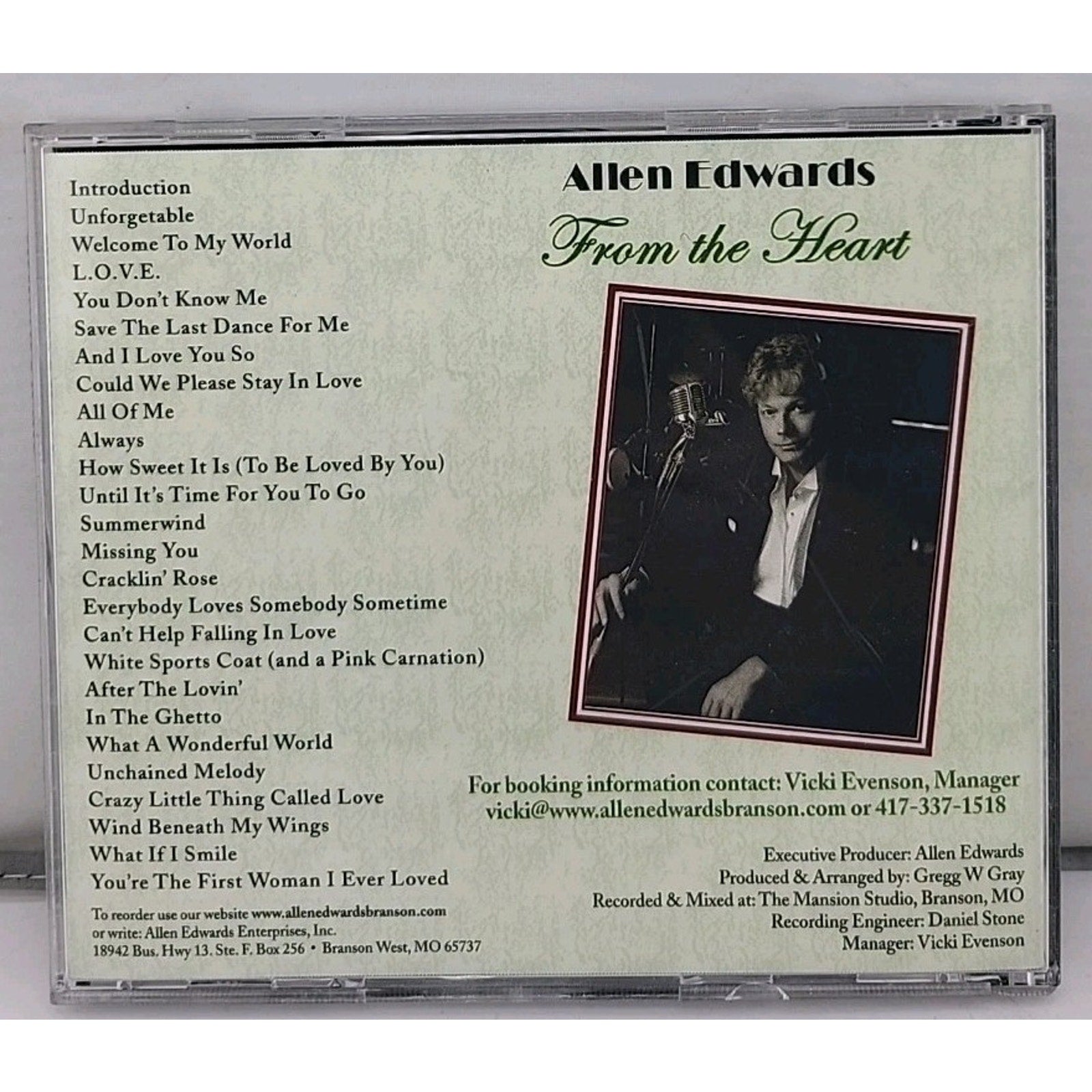 From The Heart Allen Edwards CD