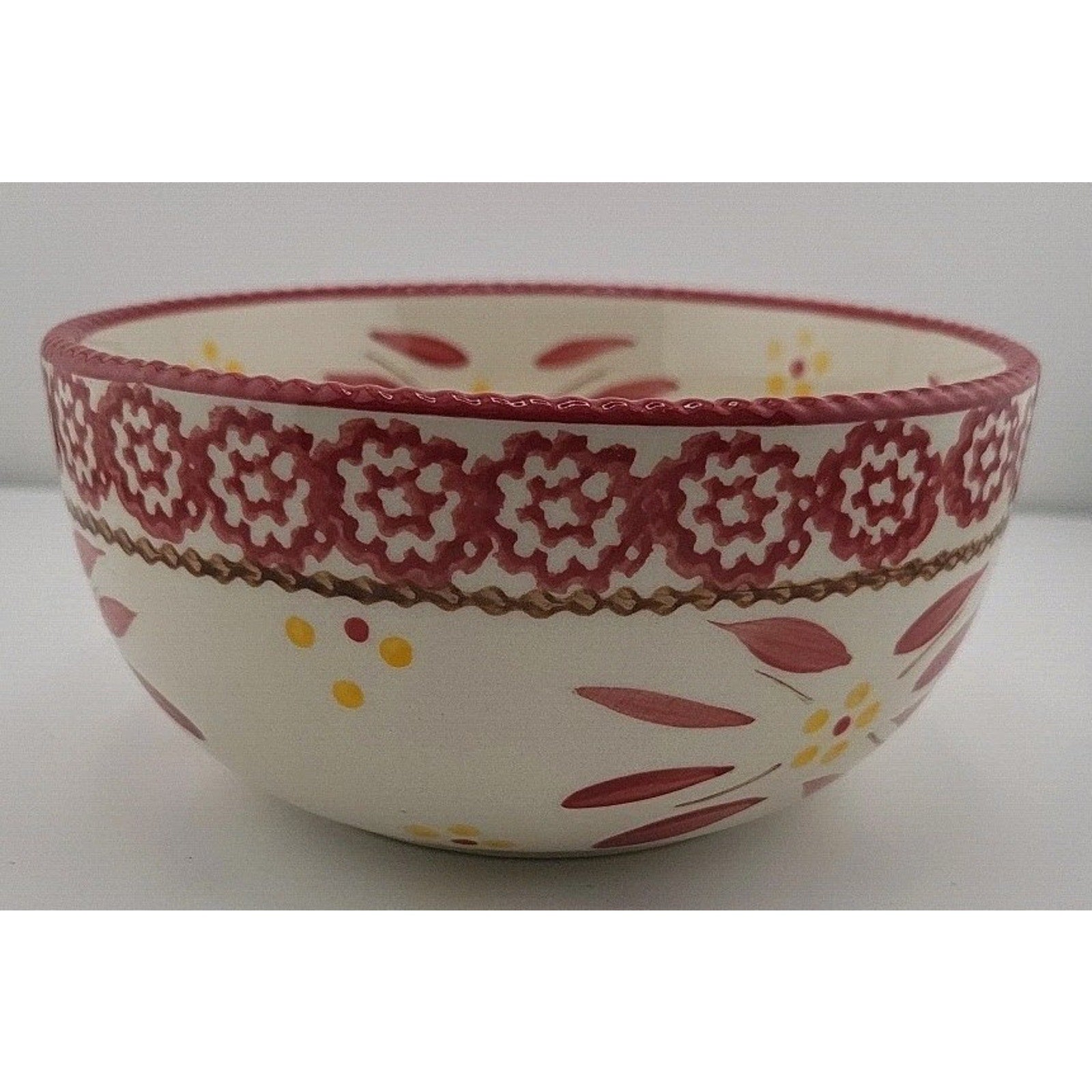 Temp-tations by Tara Old World Cranberry 18oz Bowls Set of 4