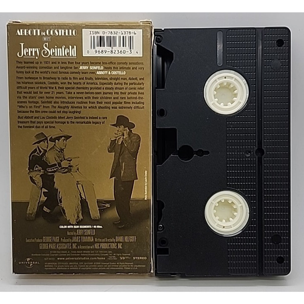 Abbott and Costello Meet Jerry Seinfeld (VHS, 1995)