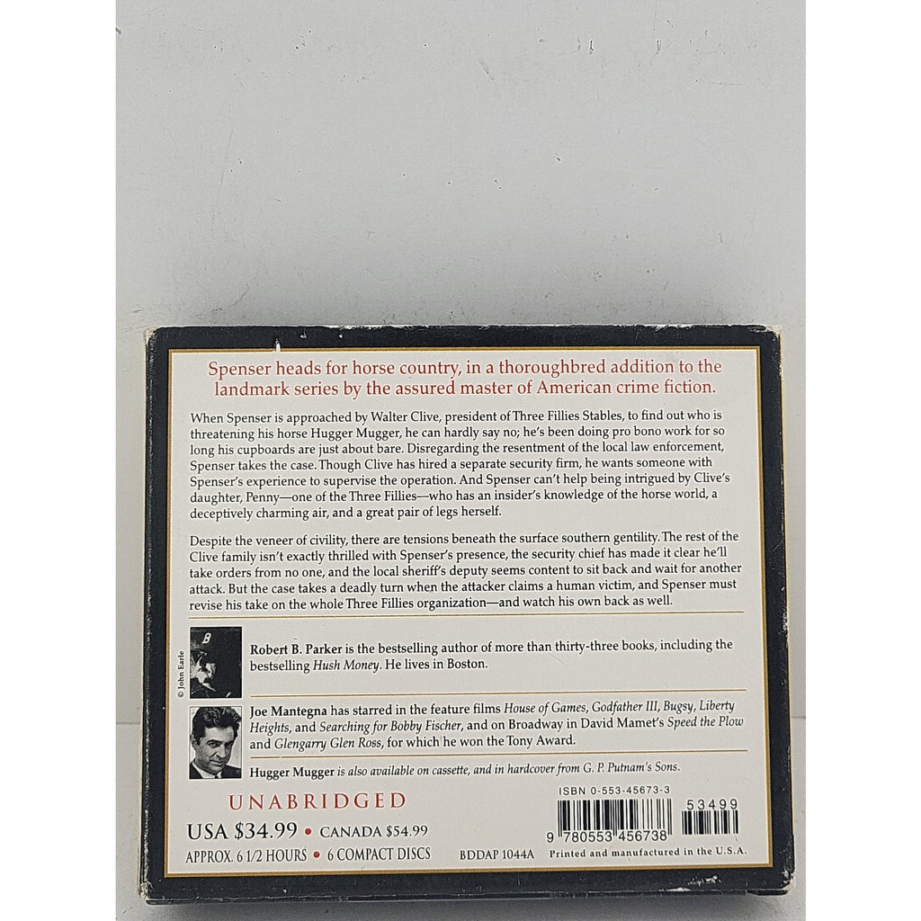 Hugger Mugger by Robert Parker (2000, Compact Disc)