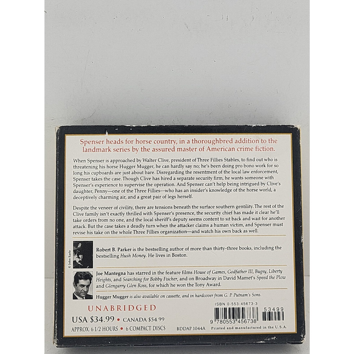 Hugger Mugger by Robert Parker (2000, Compact Disc)