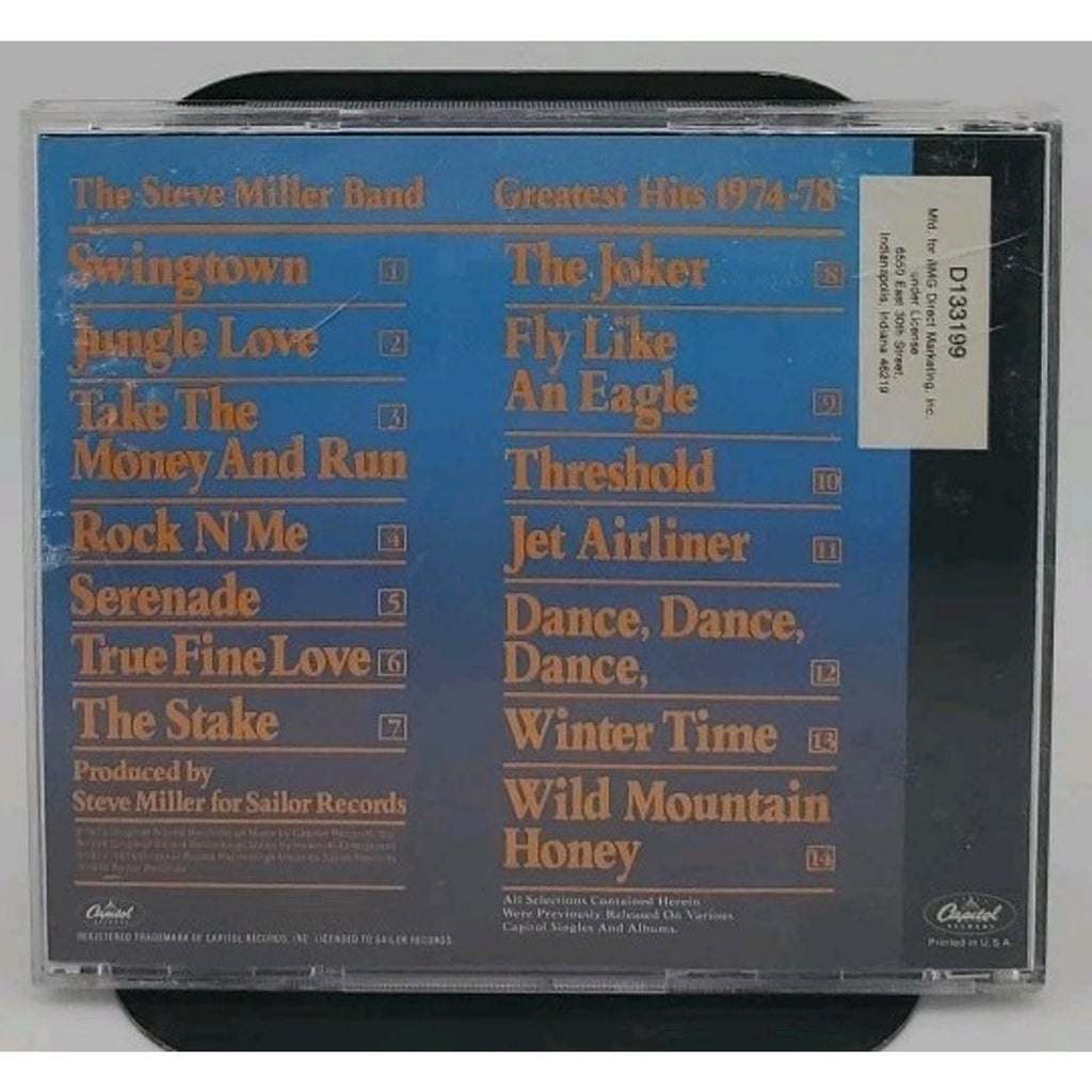 Greatest Hits: 1974-78 by Miller, Steve (CD, 1990)