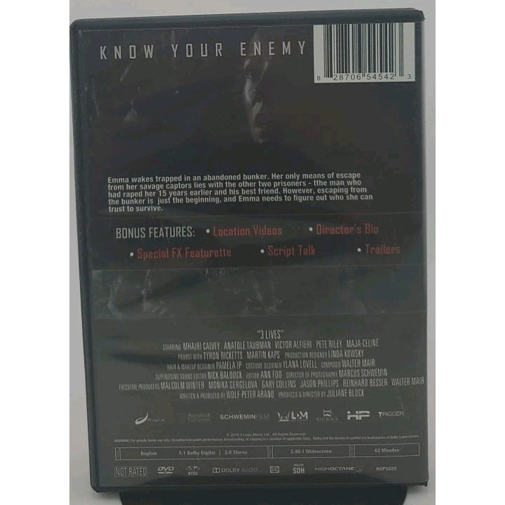 3 Lives (DVD, 2019)