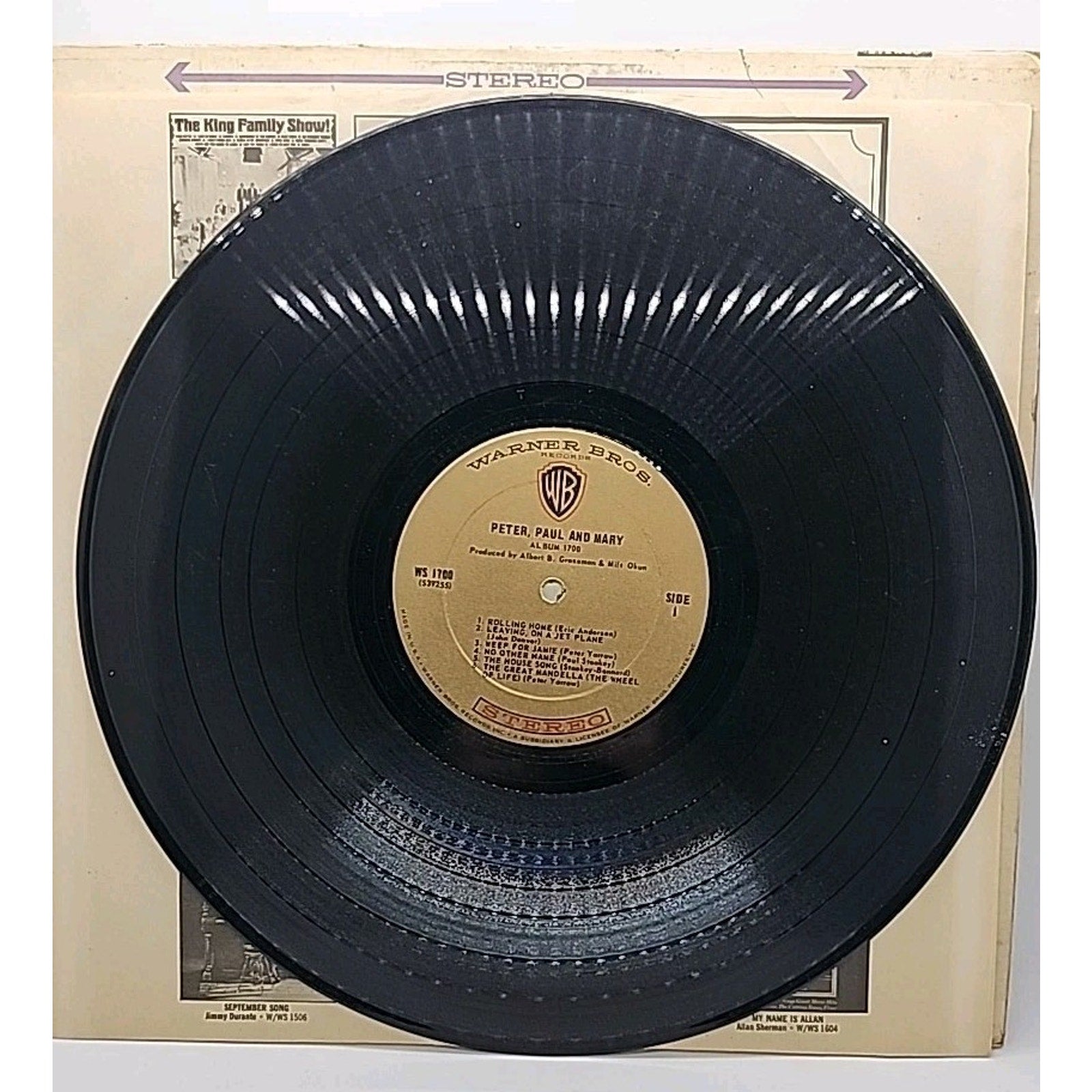 Peter, Paul And Mary: Album 1700 12'" 33 RPM LP (Record)