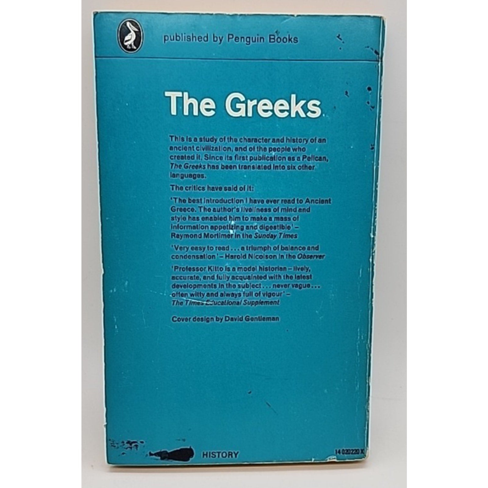 The Greeks - H.D.F. Kitto (1968, Paperback)