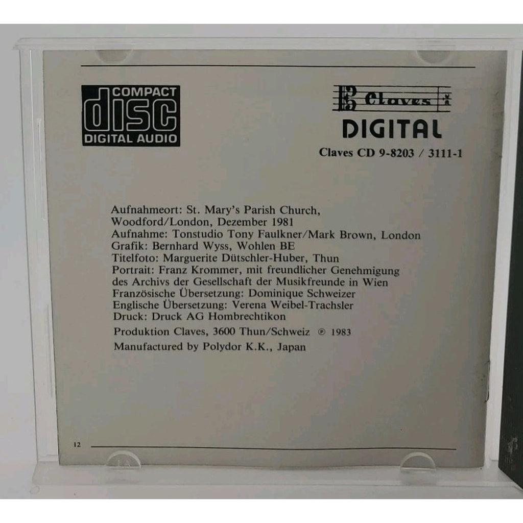 Franz Krommer 1759-1831 English Chamber Orchestra CD