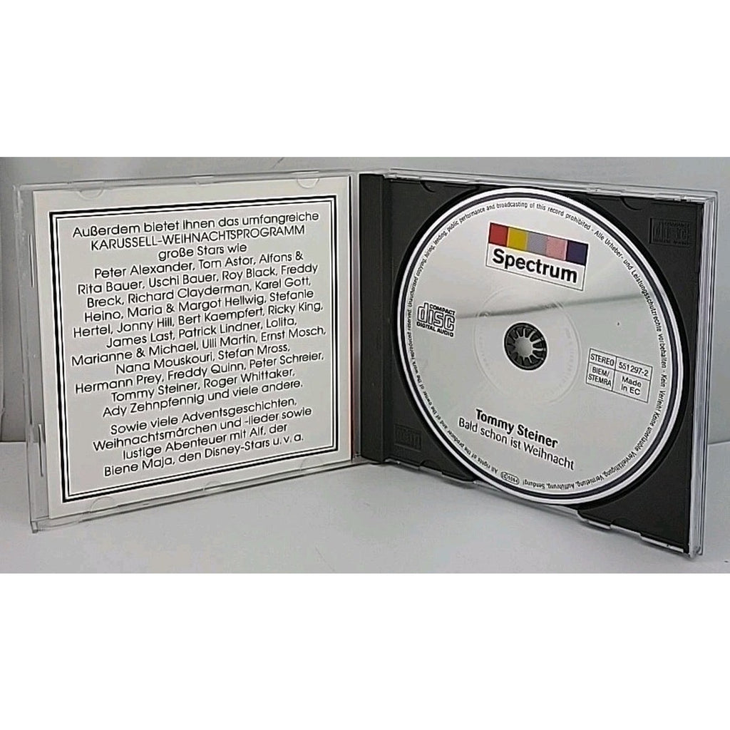 Bald Schon Ist Weihnacht By Tommy Steiner CD
