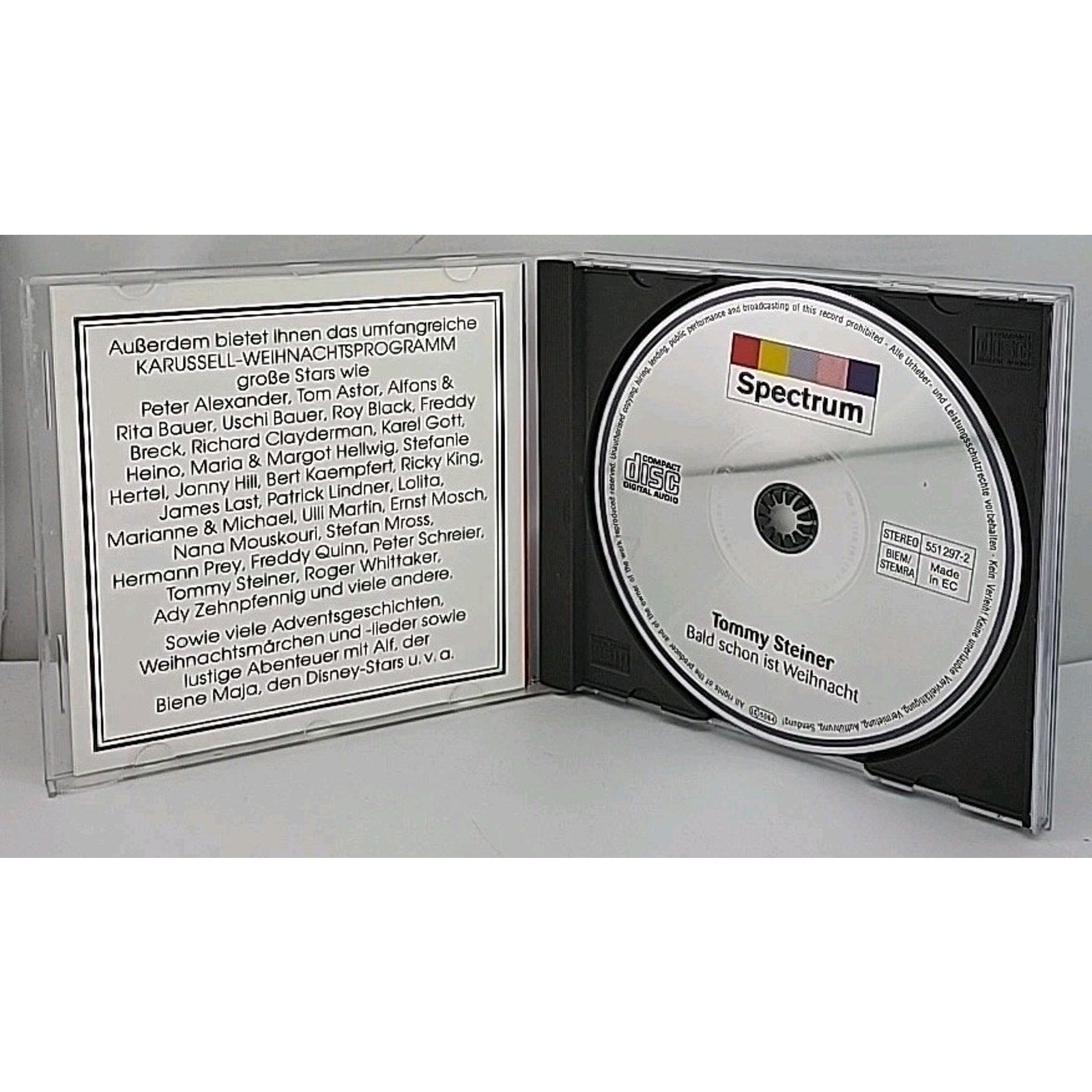 Bald Schon Ist Weihnacht By Tommy Steiner CD