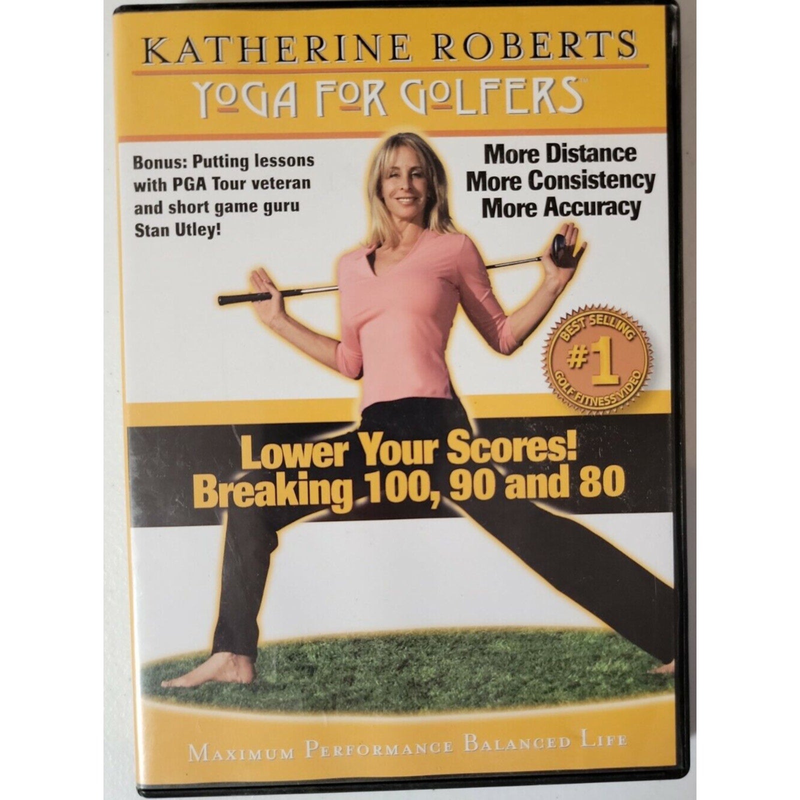 Yoga for Golfers - Lower Your Score: Breaking 100, 90 and 80 (DVD, 2007)