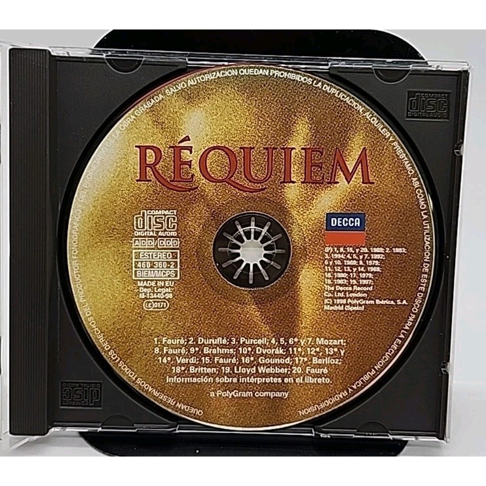 Requiem Various Decca (CD)