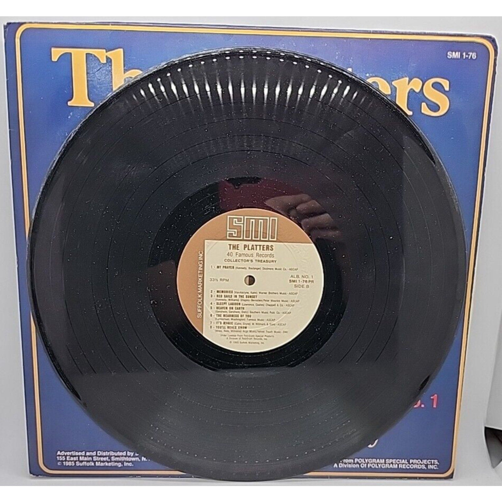 The Platters 40 Famous Records Album No.1 Collector's Treasury (Record)