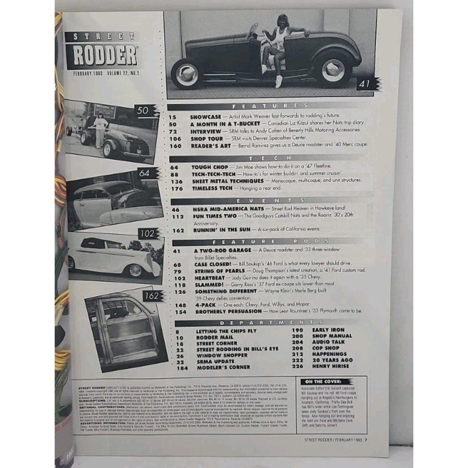 Street Rodder Magazine - February 1993 - Vol. 22 No. 2