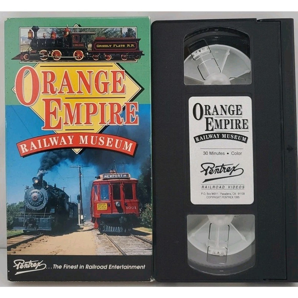 Orange Empire Railway Museum VHS #OERM Pentrex 1995 Release