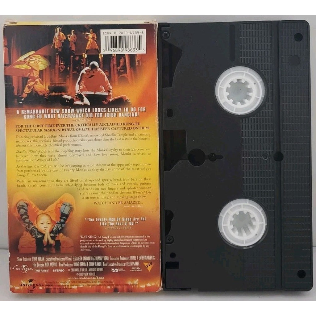 Shaolin: Wheel of Life (VHS, 2002, Slip Sleeve)