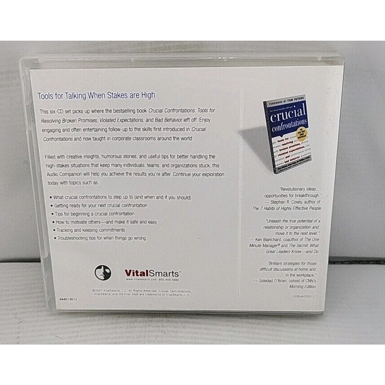 Crucial Confrontations Skills Audio Companion 6 CD Set