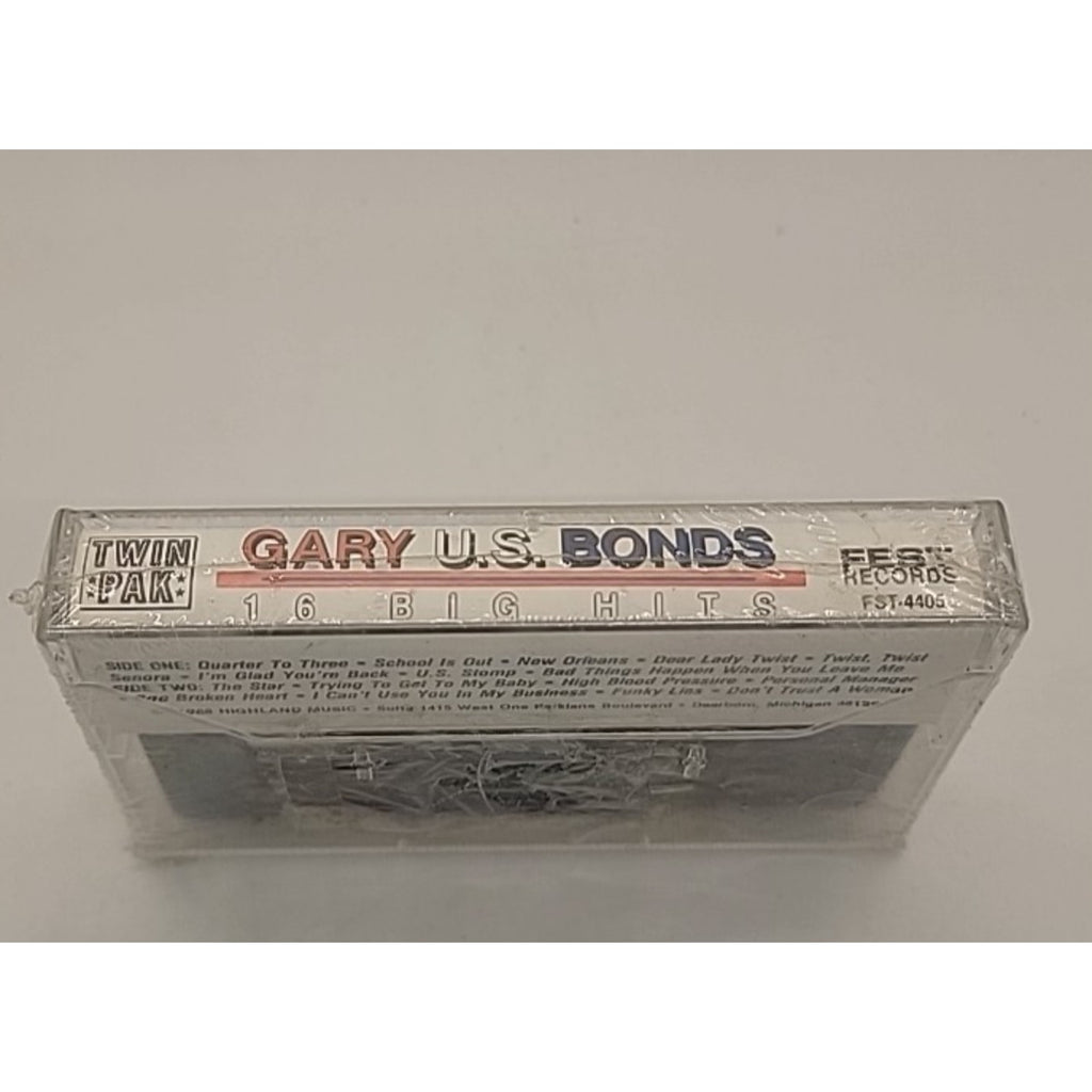 1986 Gary US Bonds 16 Big Hits (Cassette) *Brand New*