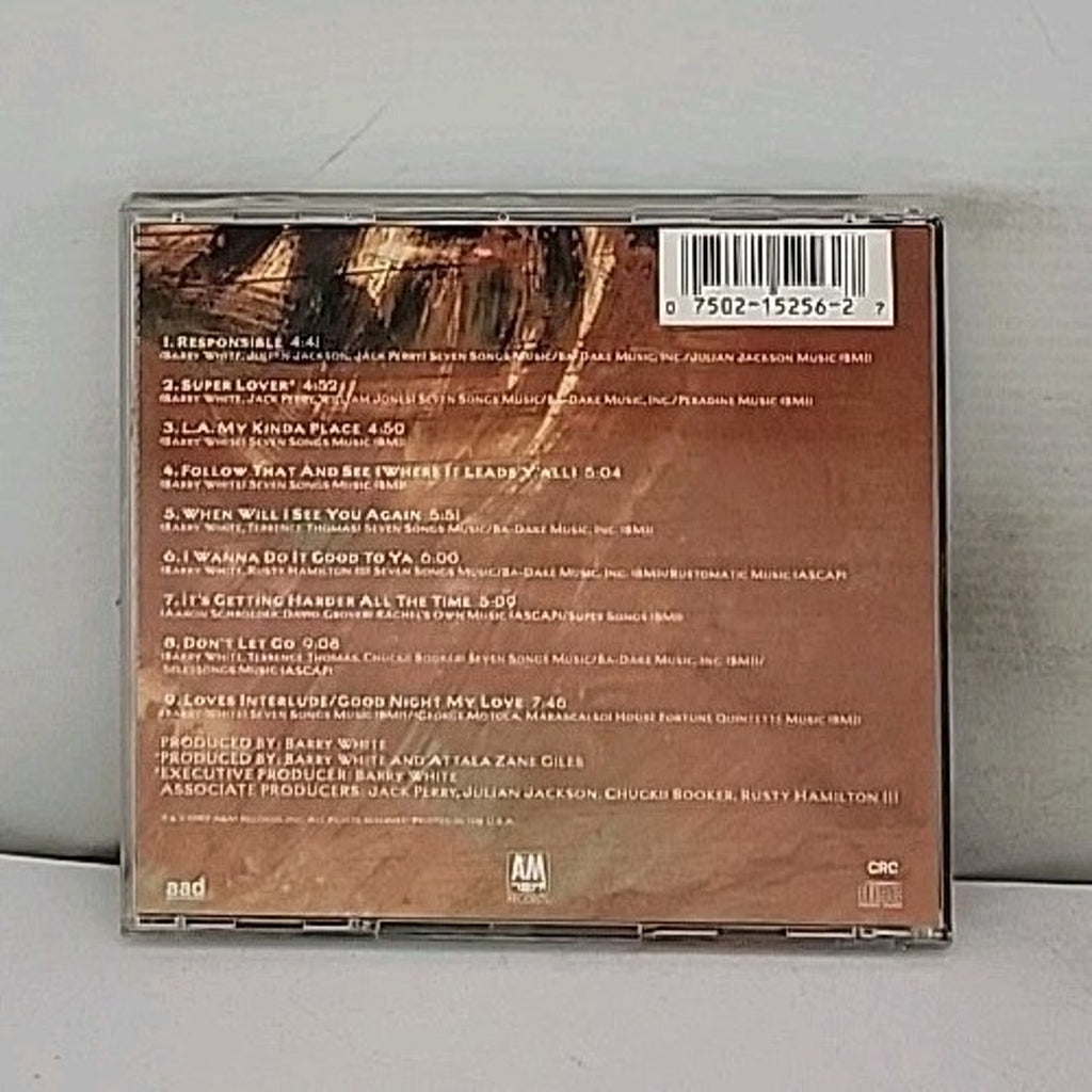 Man Is Back! by Barry White (CD, 1989)